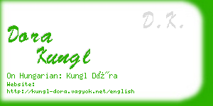 dora kungl business card